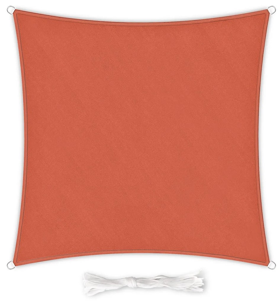 Blumfeldt Štvorcová slnečná clona, 3 x 3 m, polyester, priedušná