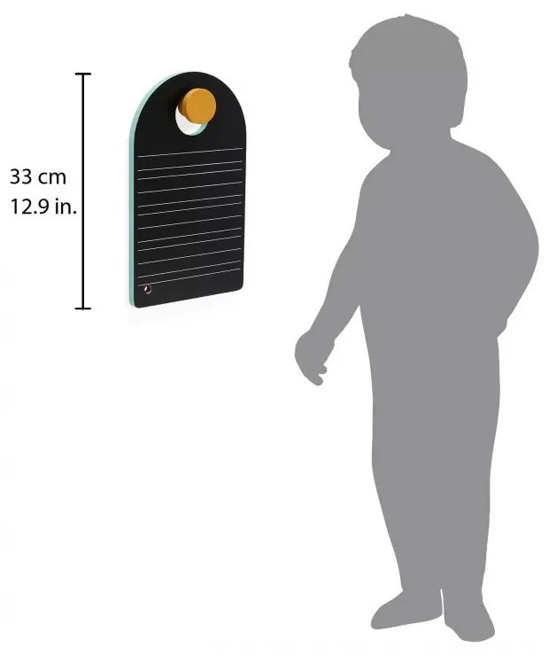 Obojstranná prenosná drevená tabuľa na zavesenie
