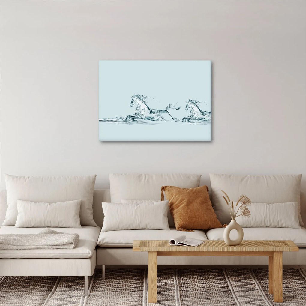 Obraz - Kone z kvapiek vody (70x50 cm)