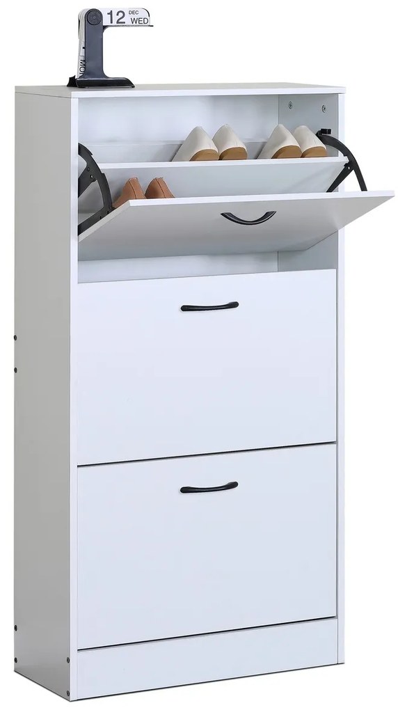 Botník s priehradkami G1016 WT, biela