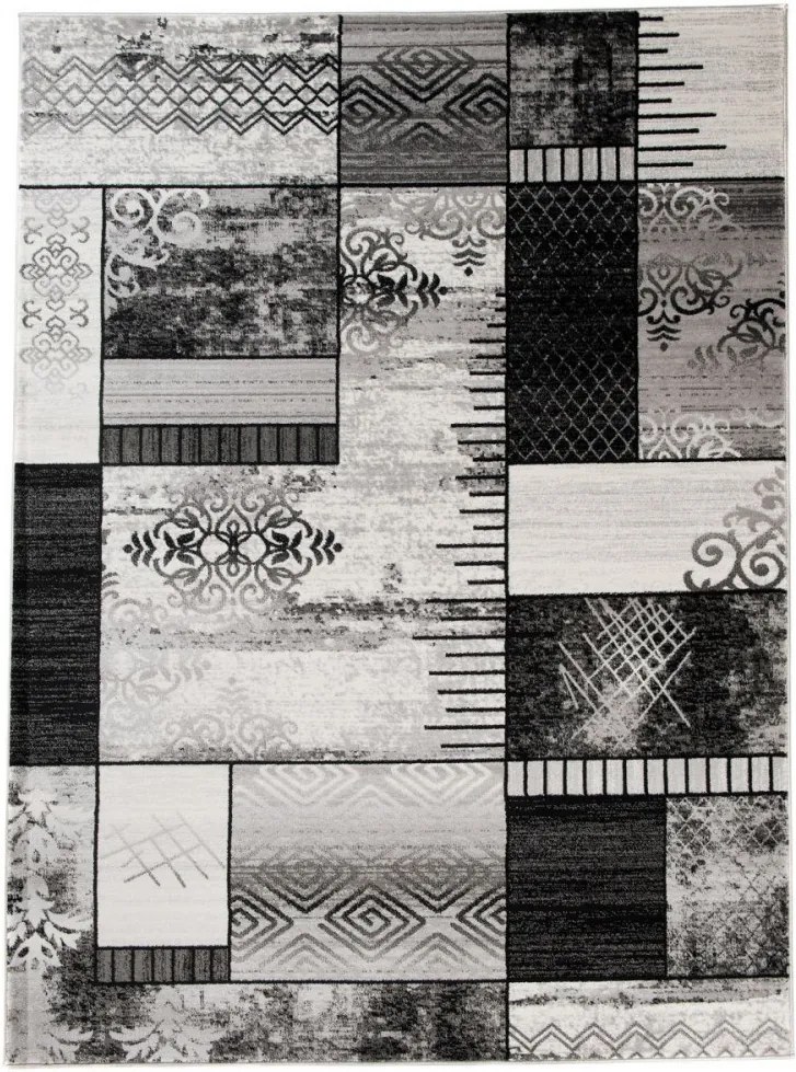 Kusový koberec Gama sivý, Velikosti 120x170cm