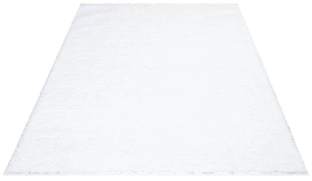 Dekorstudio Shaggy koberec CITY 500 biely Rozmer koberca: 160x230cm