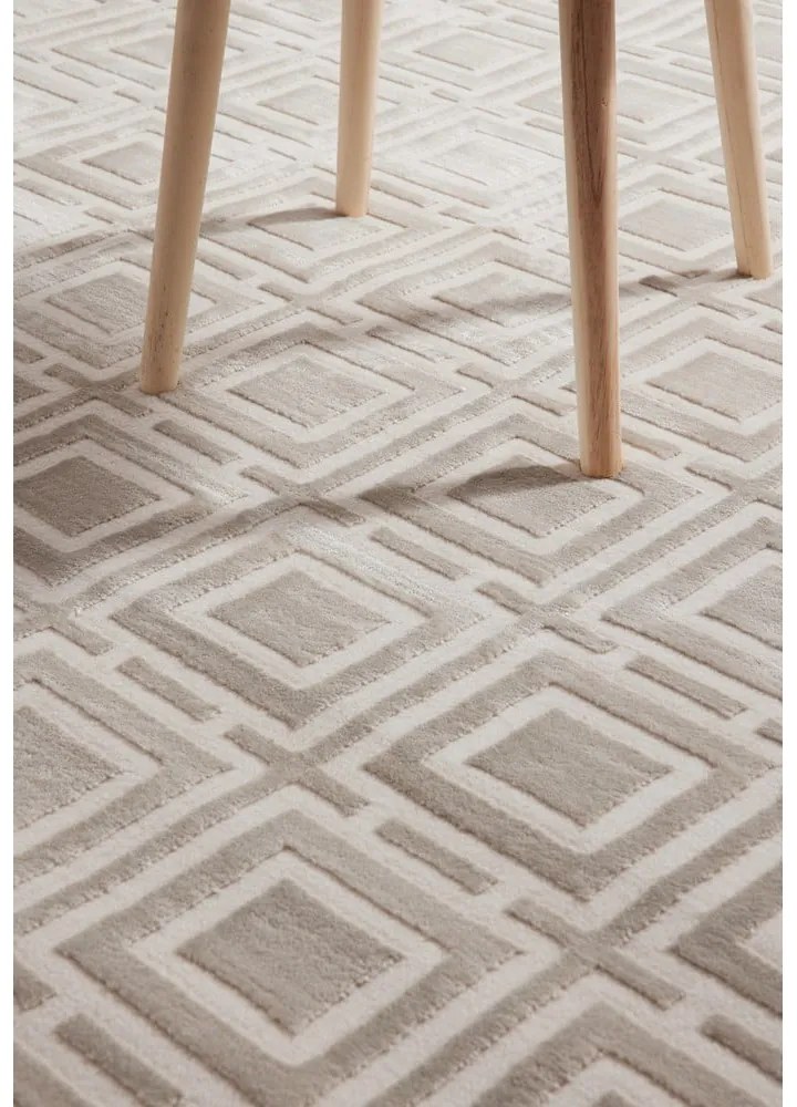 Krémový koberec 160x235 cm Perles Howlite – Elle Decoration