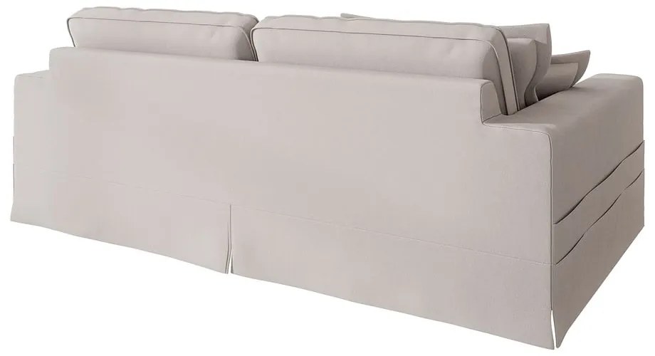 Krémovobiela pohovka 236 cm Nora – Ropez