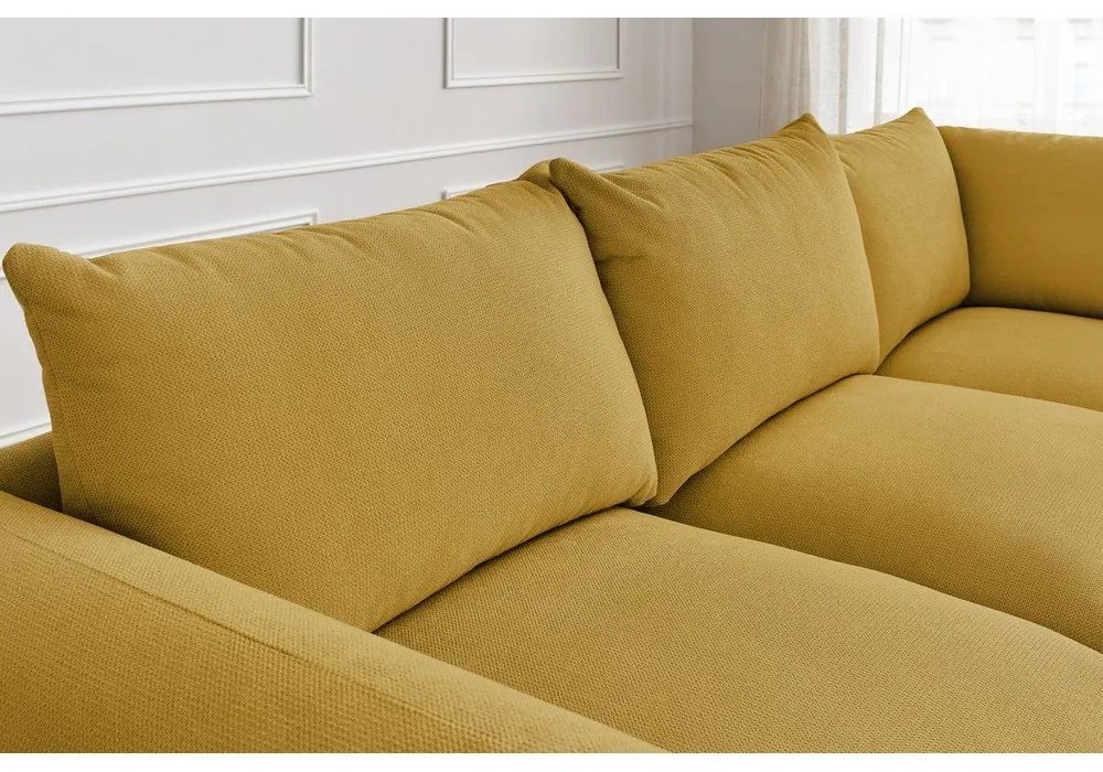 Žltá rohová pohovka Ernest – Bobochic Paris