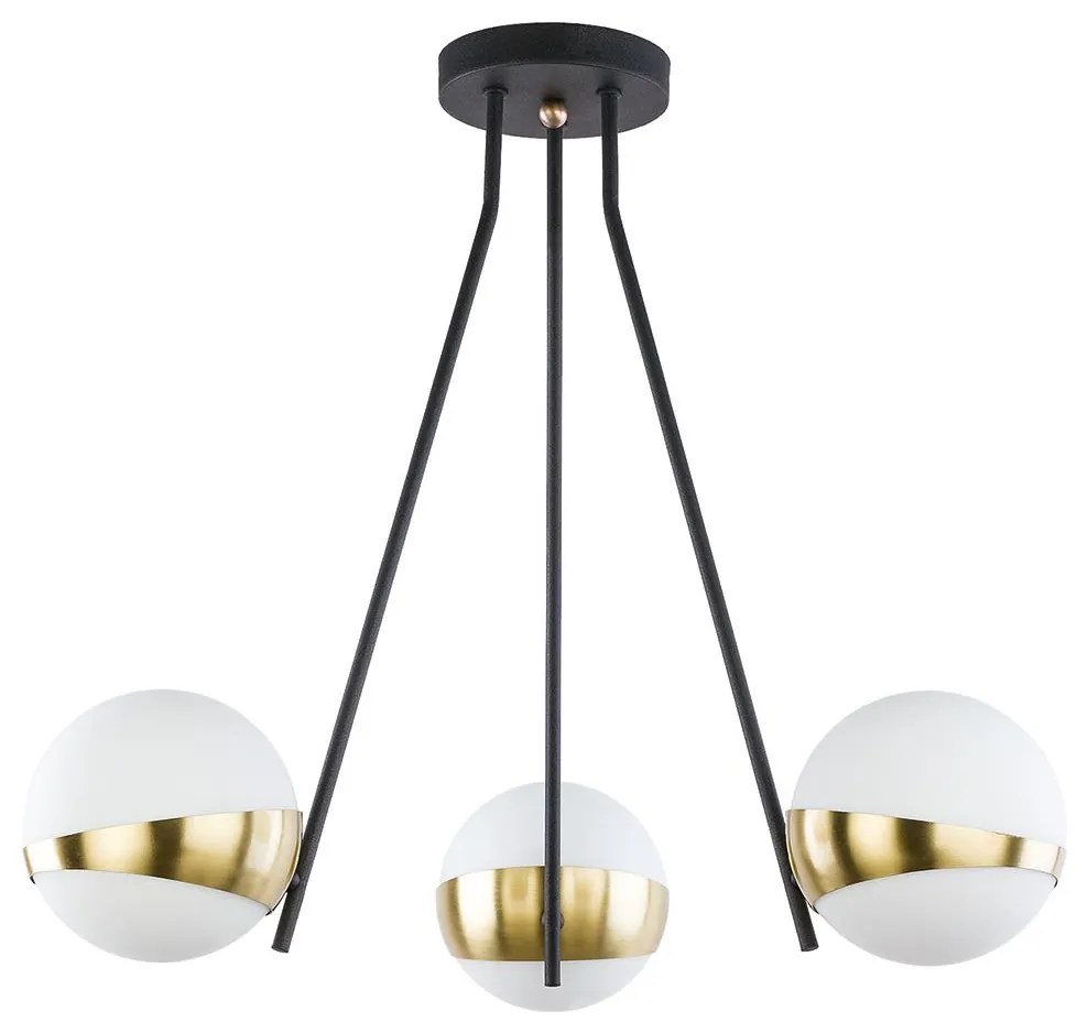 Jupiter 1709 - Luster na tyči ELFA 3xE14/40W/230V mosadz