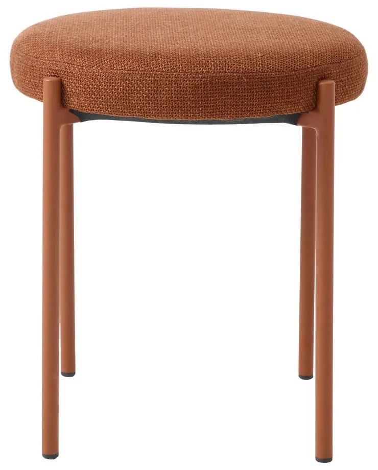 Kovová stolička v terakotovej farbe Pelican – Unique Furniture