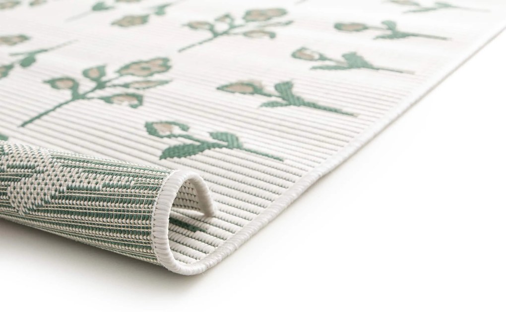 Balta, Kusový koberec Palma Natural 16825-460 - na von aj na doma, 120x170, zelená, chodba / predsieň