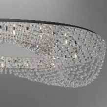 Krištáľ mega svietidlo LUXERA 69048 ELIPTHON 38*105