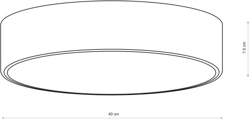 BRILAGI - Stropné svietidlo do kúpeľne CLARE 3xE27/24W/230V priemer 40 cm IP54 hnedé