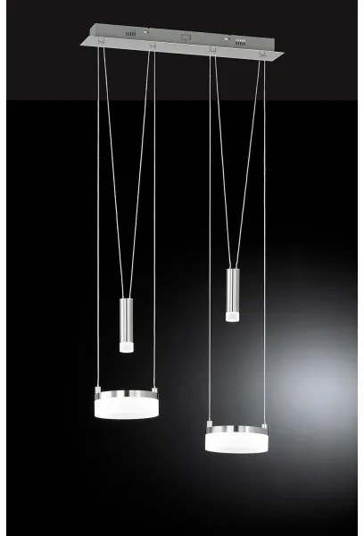 Wofi 7263.04.54.6000 - LED Stmievateľný luster na lanku 2xLED/7,5W/230V + 2xLED/1W