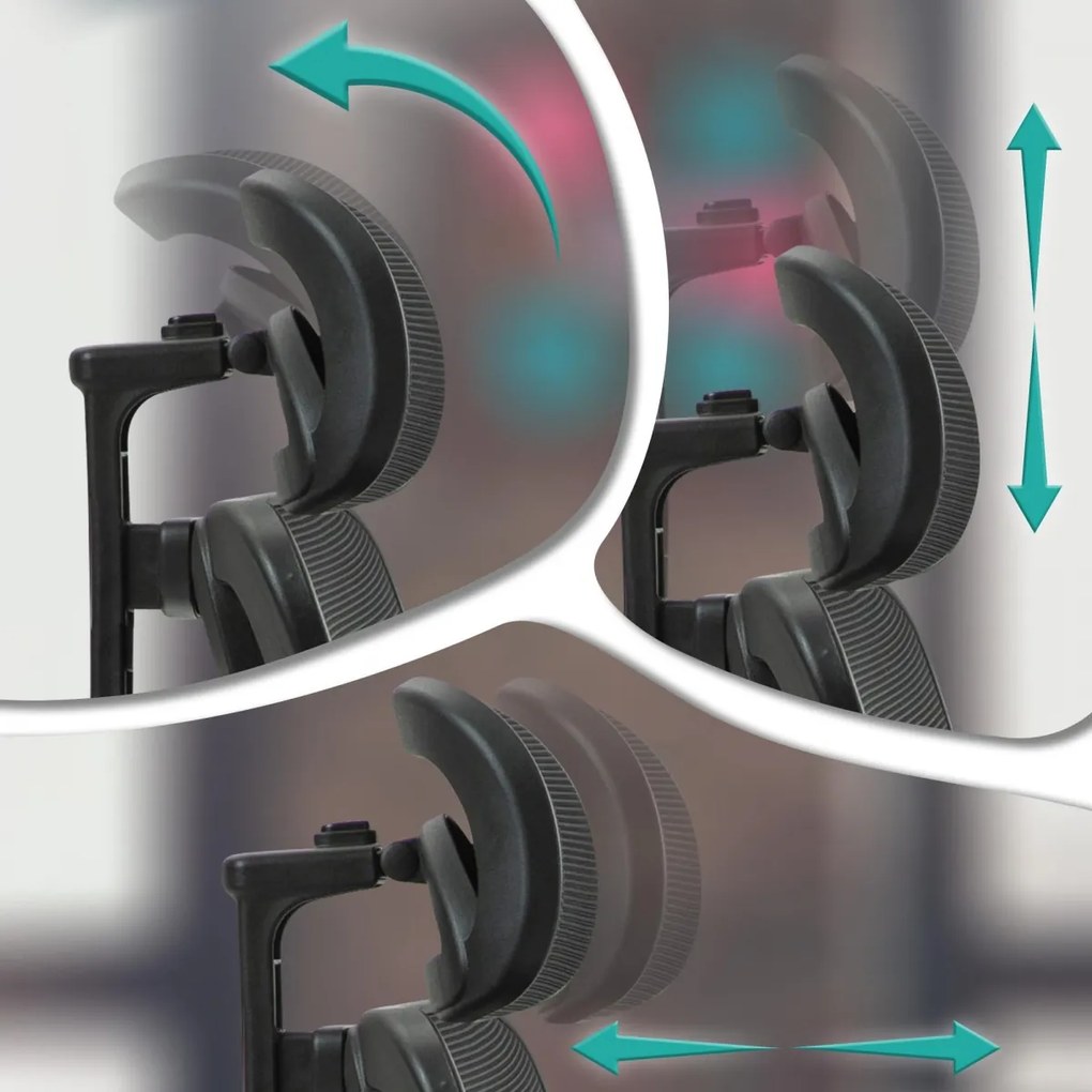 Kancelárska stolička Bryden - Čierna