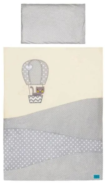 BELISIMA 6-dielne posteľné obliečky Belisima Balón 100x135 bežové