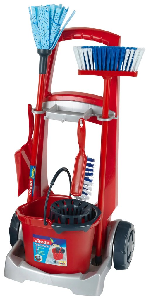 Vileda Hračkársky upratovací vozík s metlou/vysávač (upratovací vozík)  (100396203)