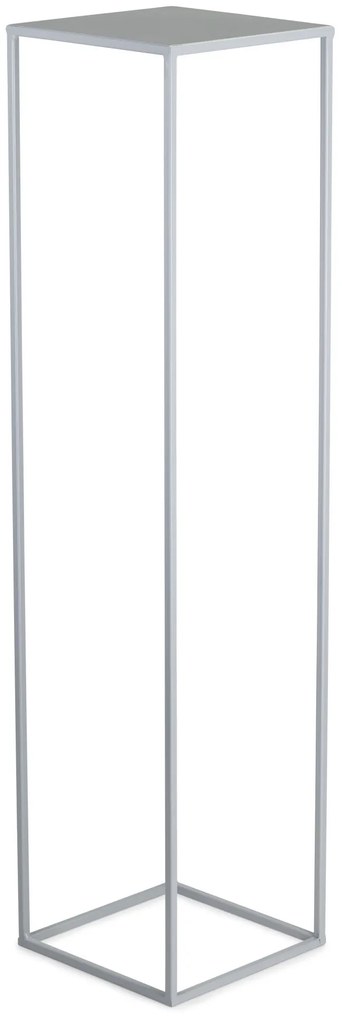 STOJAN NA KVETINÁČ SIMPLE 100X24X24 CM SIVÁ