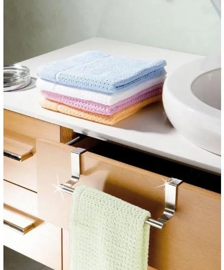 JJA Držiak na utierky alebo uteráky, roztiahnuteľný závesný, 23 – 41 cm