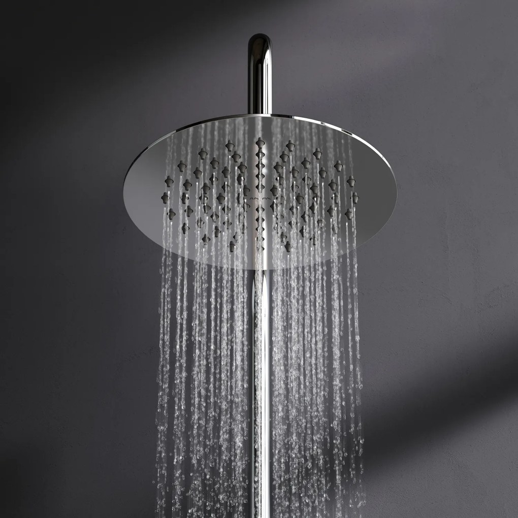 Sprchový systém AM.PM Spike F07PA400 s termostatickou sprchovou batériou, chróm