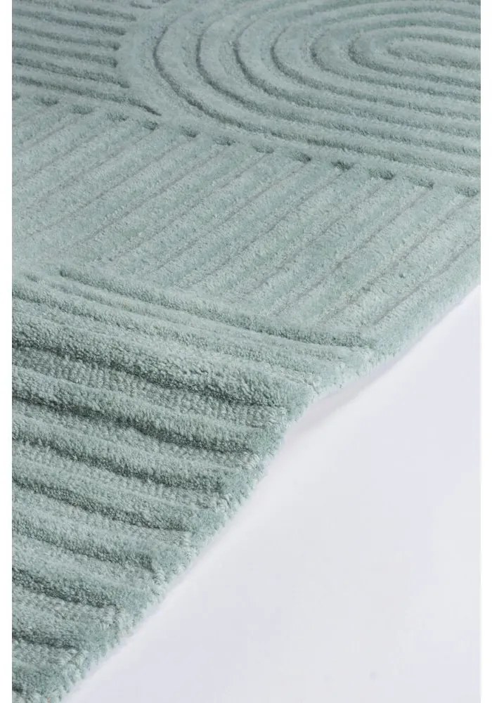 Kusový koberec Solace Zen Garden Duck Egg, 160x230, zelená, obývacia izba, Flair Rugs