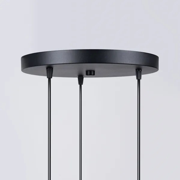 Sollux SL.1359 - Luster na lanku HYPERION 3xG9/8W/230V čierna