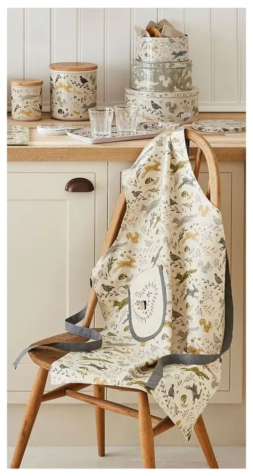 Bavlnená kuchárska zástera Cooksmart ® Woodie