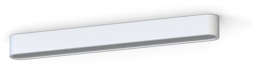 NOWODVORSKI Stropné prisadené osvetlenie SOFT LED, 1xT8, 11W, 63cm, biele