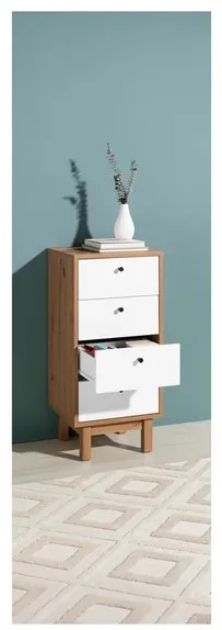 Livarno home Komoda Copenhagen so 4 zásuvkami  (100377477)