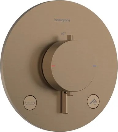 Hansgrohe Ecostat Comfort S sprchová a vaňová batéria bez podomietkového telesa kartáčovaný bronz 33718140