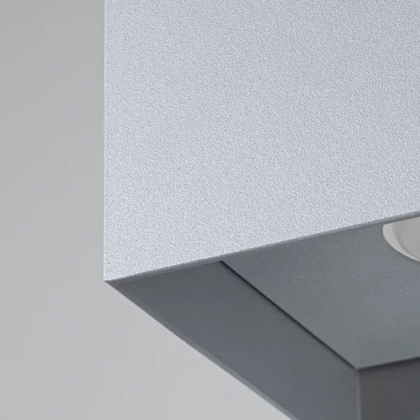 Sollux SL.1278 - Bodové svietidlo HATI 1xGU10/10W/230V šedá