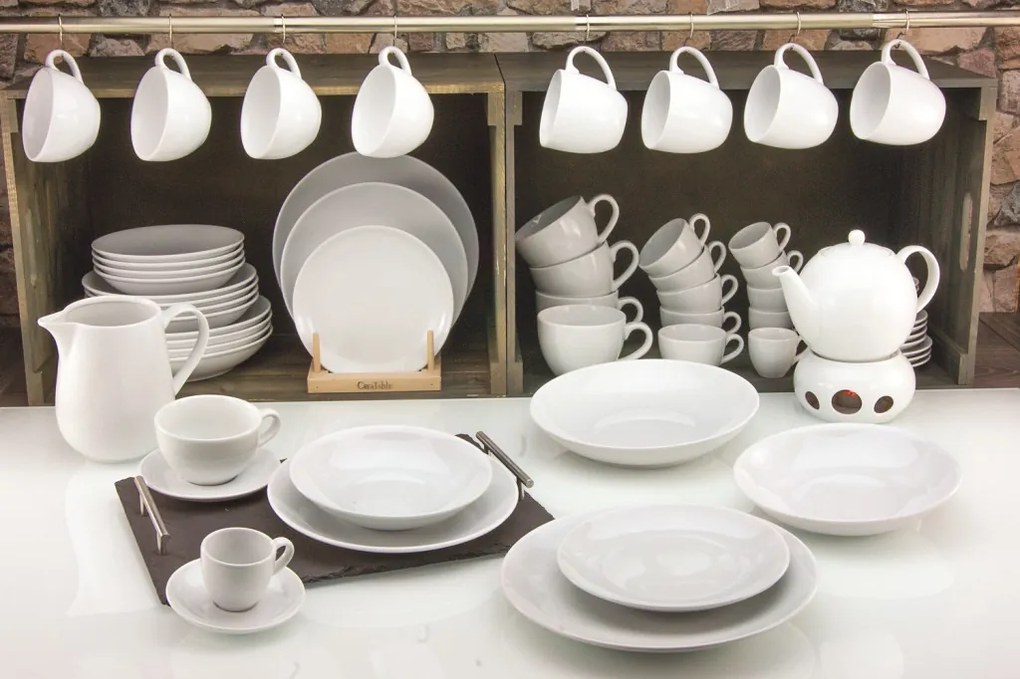 Šálka na cappuccino Bistrot 180 ml, biele