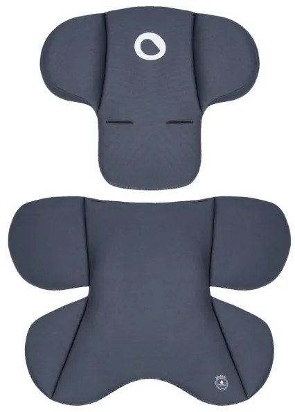Lionelo - Otočná autosedačka so základňou ASTRID SET i-Size 40-87 cm Čierna/Sivá