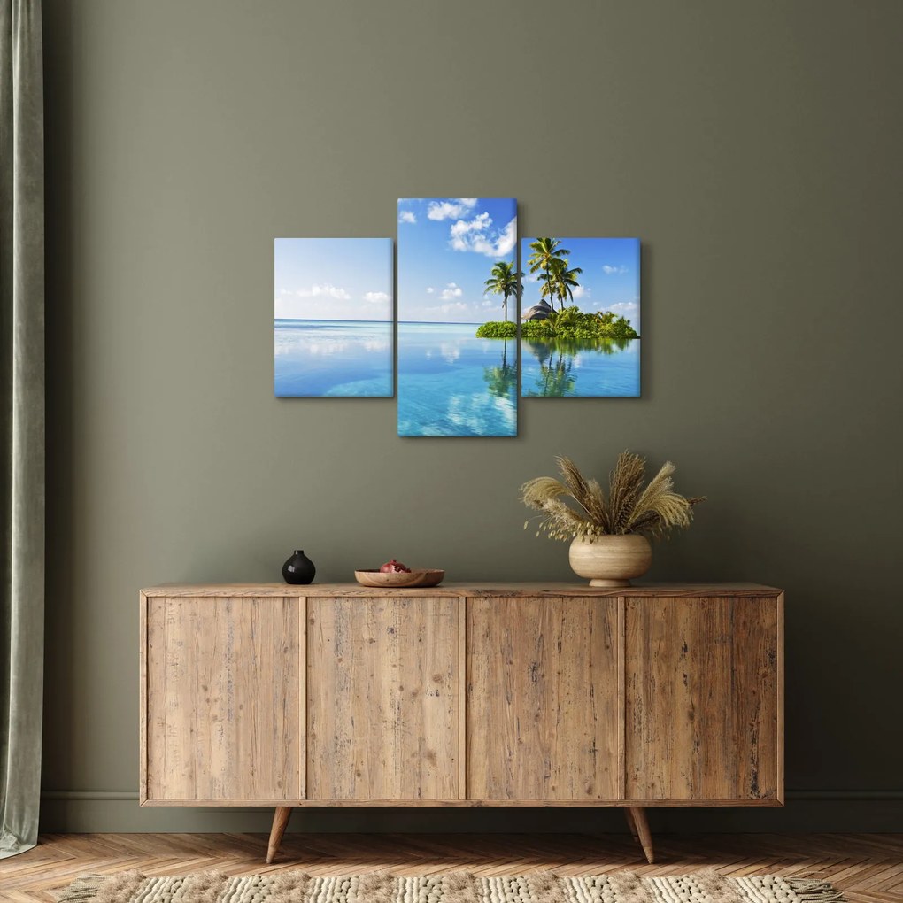 Obraz - Tropický ostrov (90x60 cm)