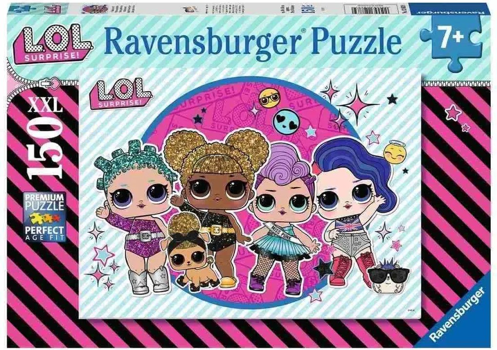RAVENSBURGER Puzzle Bábiky L.O.L. Surprise: Girlpower XXL papír, 150 dílků cm