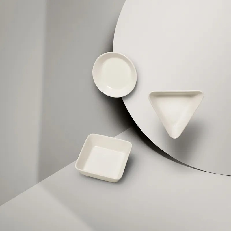 Miska Teema 12cm, štvorcová / biela