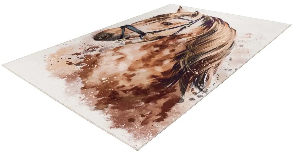 Detský kusový koberec Torino kids 236 BROWN BEAUTY, 160x230, hnedá, detská izba, Obsession