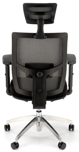 Kancelárska stolička ELMIR čierna/sivá