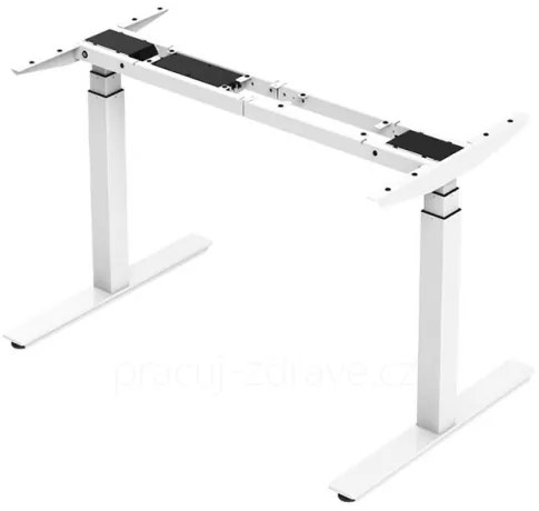 Elektricky výškovo nastaviteľný stôl ADJUSTME - rozmery na mieru, viac farieb dosky 120 x 80 cm