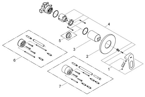 GROHE 29042000 - Sprchová batéria BAULOOP lesklý chróm