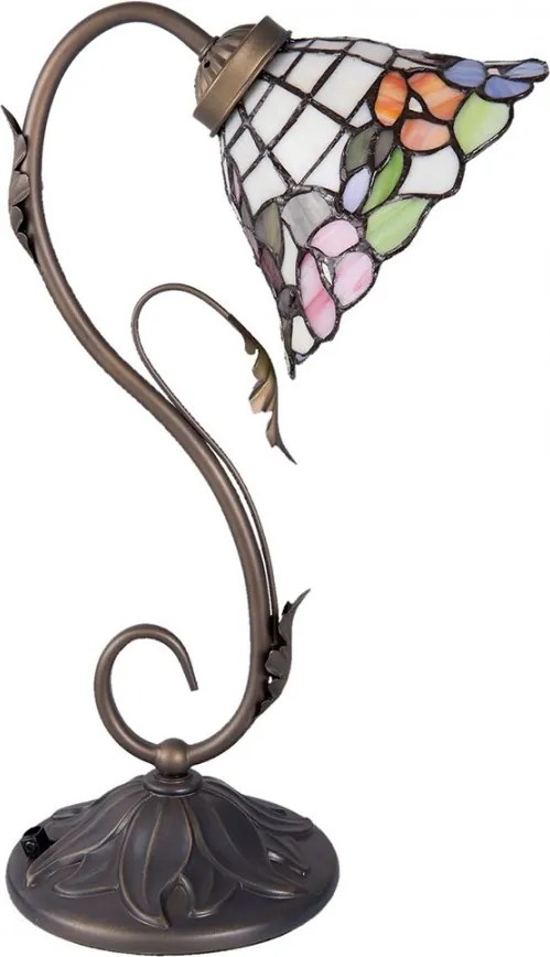Stolná Tiffany lampa Blooming - Ø 20*48 cm