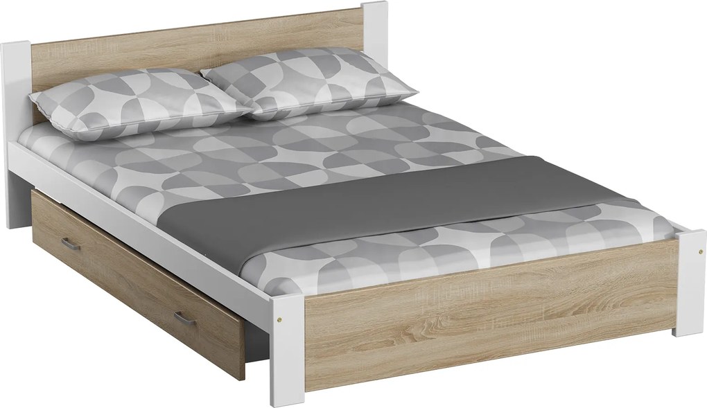 Úložný box pod posteľ IKAROS 159 cm, dub sonoma