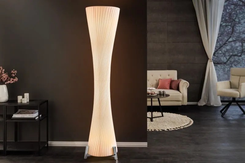 Stojacia lampa Paris 180cm biela