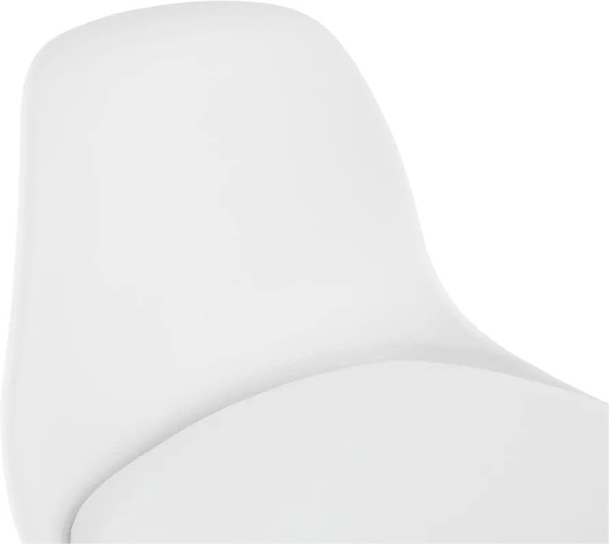 Biela barová stolička Kokoon Anau, výška sedu 64 cm