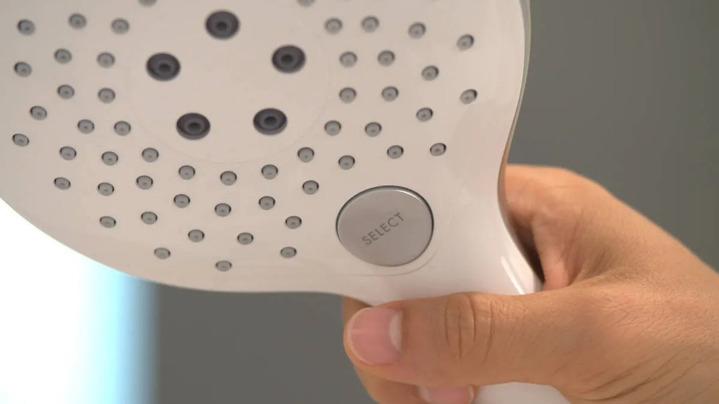 Hansgrohe Raindance Select S, ručná sprcha 150 3jet EcoSmart, biela/chrómová, HAN-28588400
