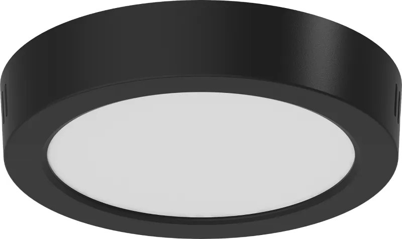 Mexen LDSR, LED stropné svietidlo, priemer 17 cm, 12W, studená - 6500K, 960 lm, čierna - L212-017-1265-70
