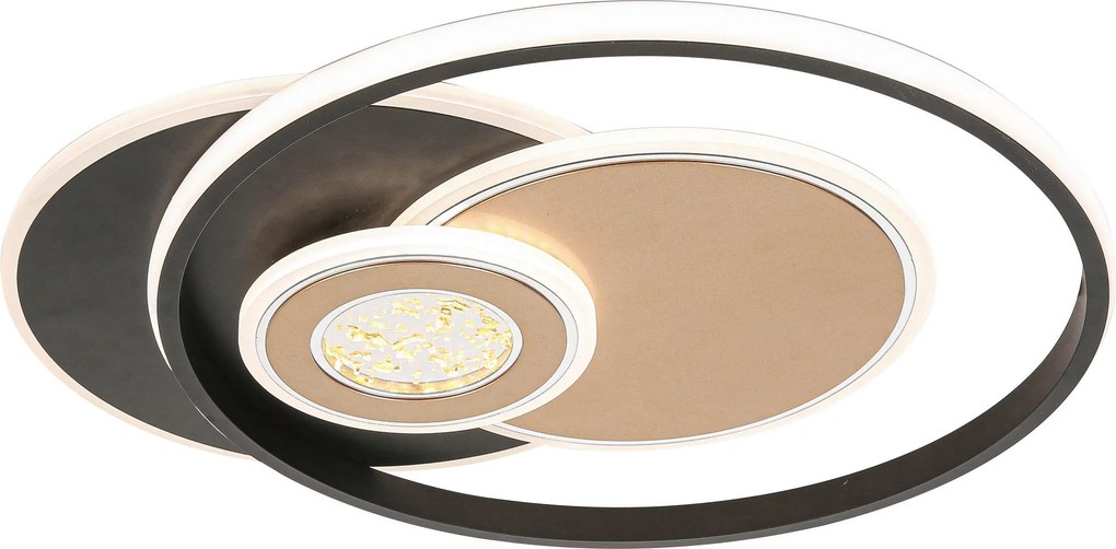XXXLutz STROPNÉ LED SVIETIDLO, 49,5/42/6 cm Novel - Online Only bytové doplnky - 008227165401