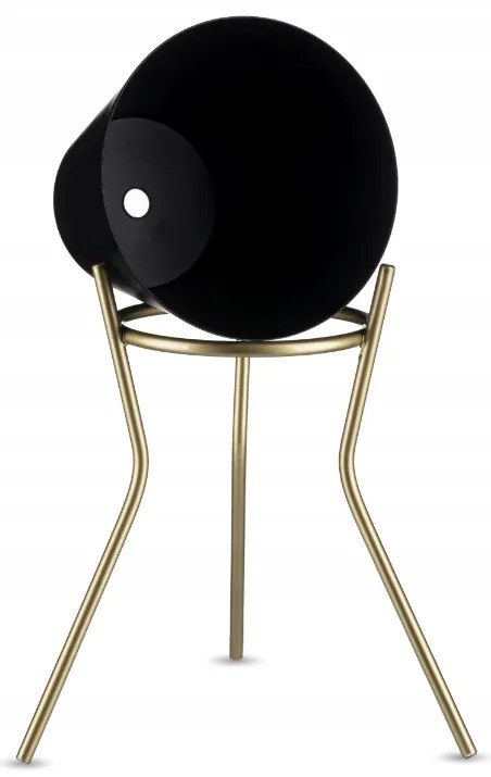 Kvetináč na stojane LOFT 20 cm čierny