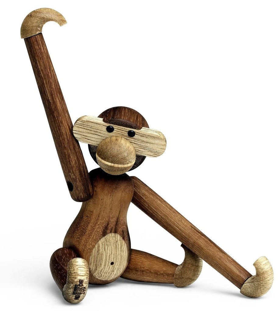 Kay Bojesen Drevená opička Monkey Mini Teak Limba 9,5 cm