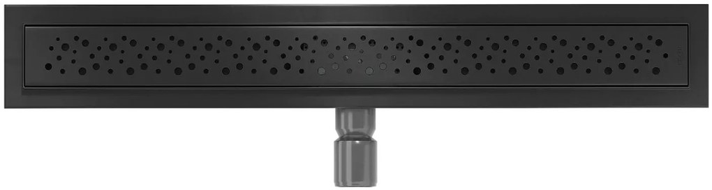Odtokový sprchovací žľab BUBBLE BLACK - čierny