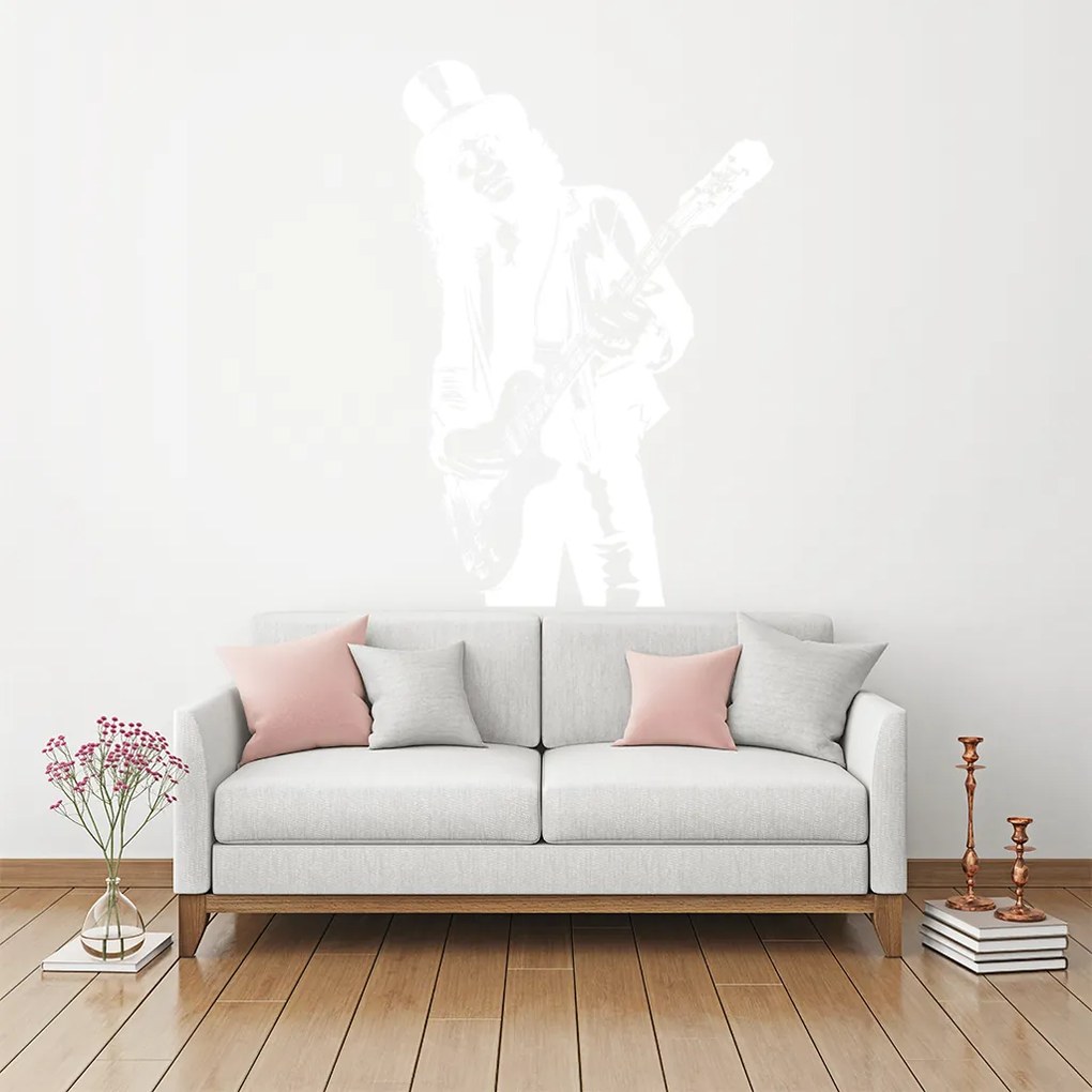 Veselá Stena Samolepka Slash Farba: hnědá, Veľkosť: 80 x 55 cm