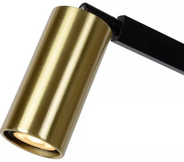 Lucide 45799/01/30 - Stojacia lampa SYBIL 1xGU10/35W/230V čierna/zlatá