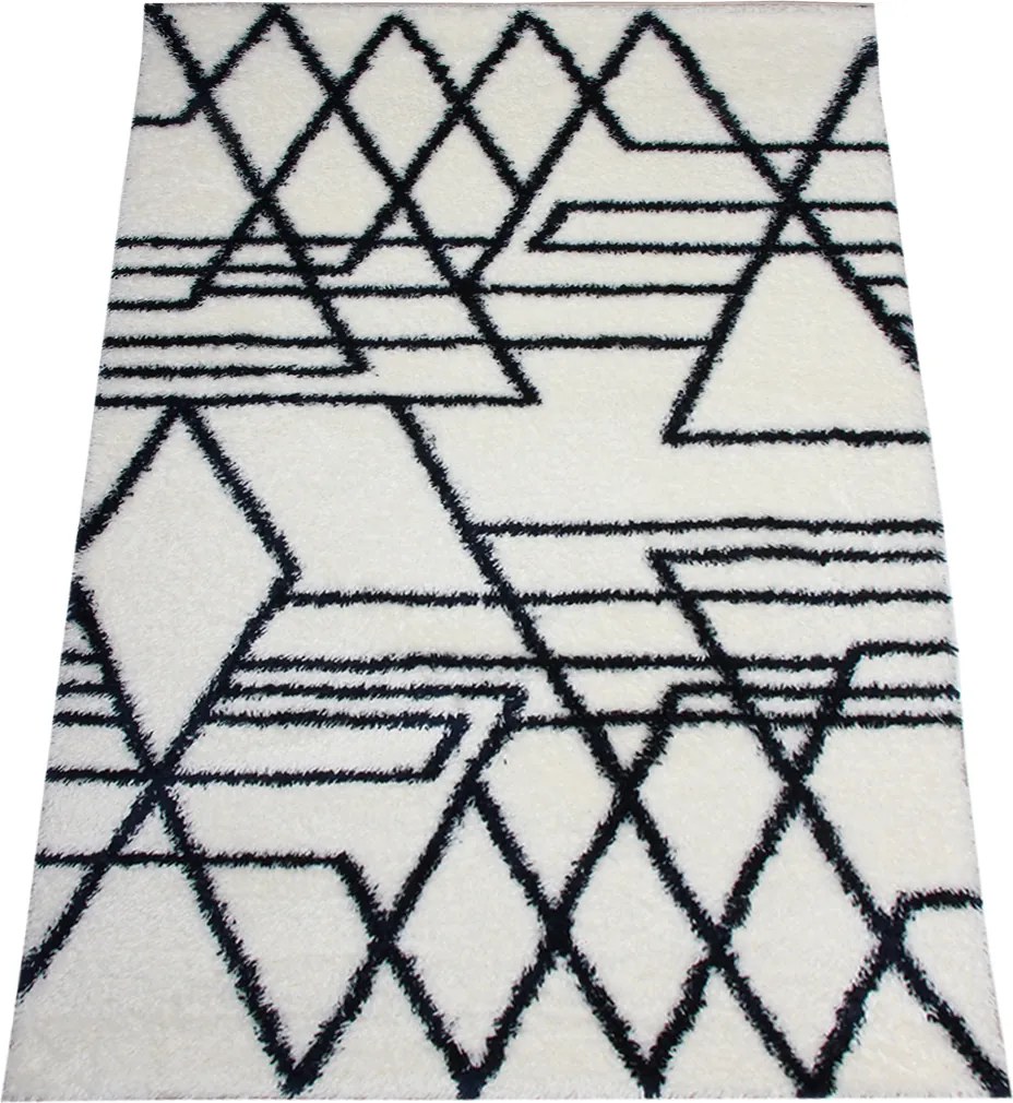 Koberec Boho 610 CREAM/NAVY BLUE rozmery koberec: 133x190 cm
